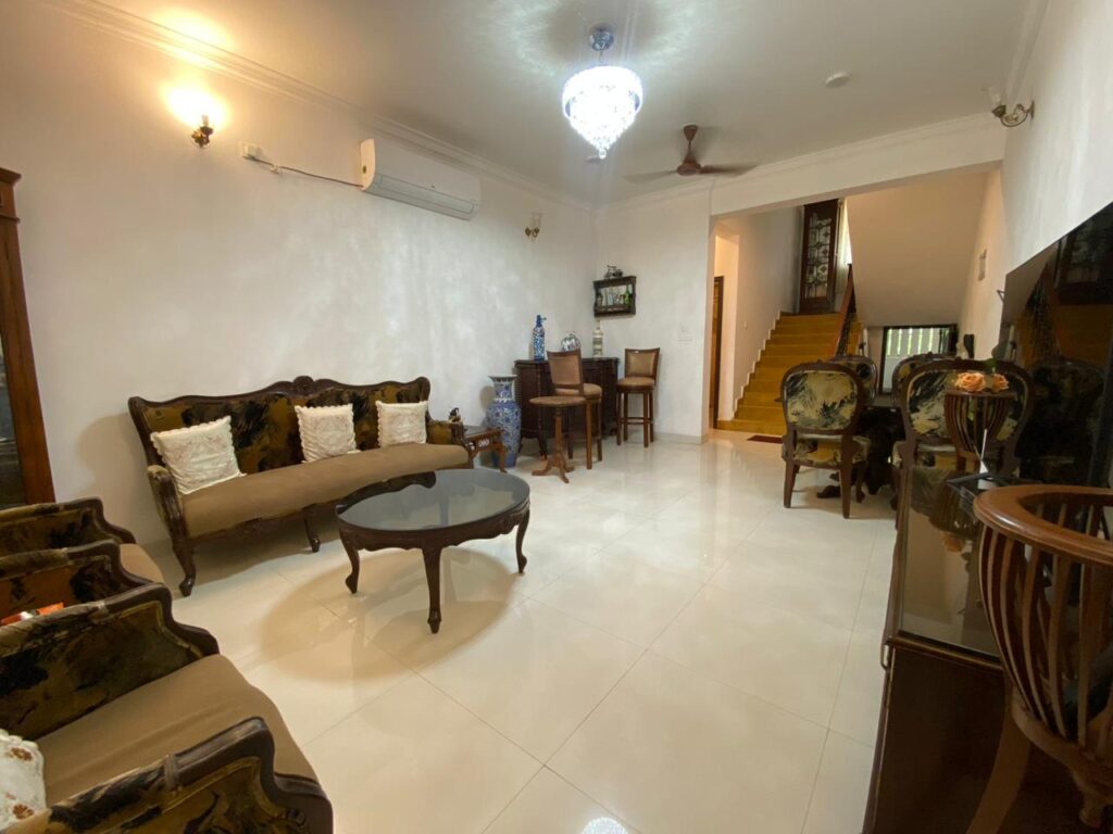 3bhk villa, rent, gated complex, furnished villa, north goa, verla