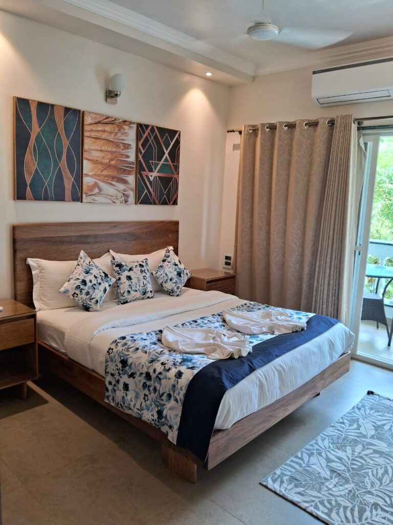 2bhk apartment, flat, furnished, gated complex, assagao, north goa, goa