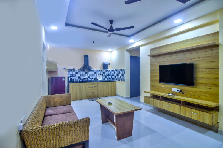 2bhk flat, 2bhk apartment, furnished, flat, apartment, gated complex, swimming pool, candolim, north goa, goa