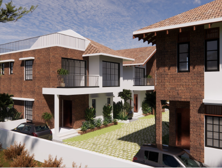 4bhk villa, north goa, anjuna, gated complex, private pool, villa, goa, parking