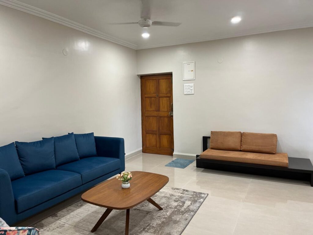 3bhk apartment, flat, apartment, rent, caranzalem, panjim, sea view apartment,