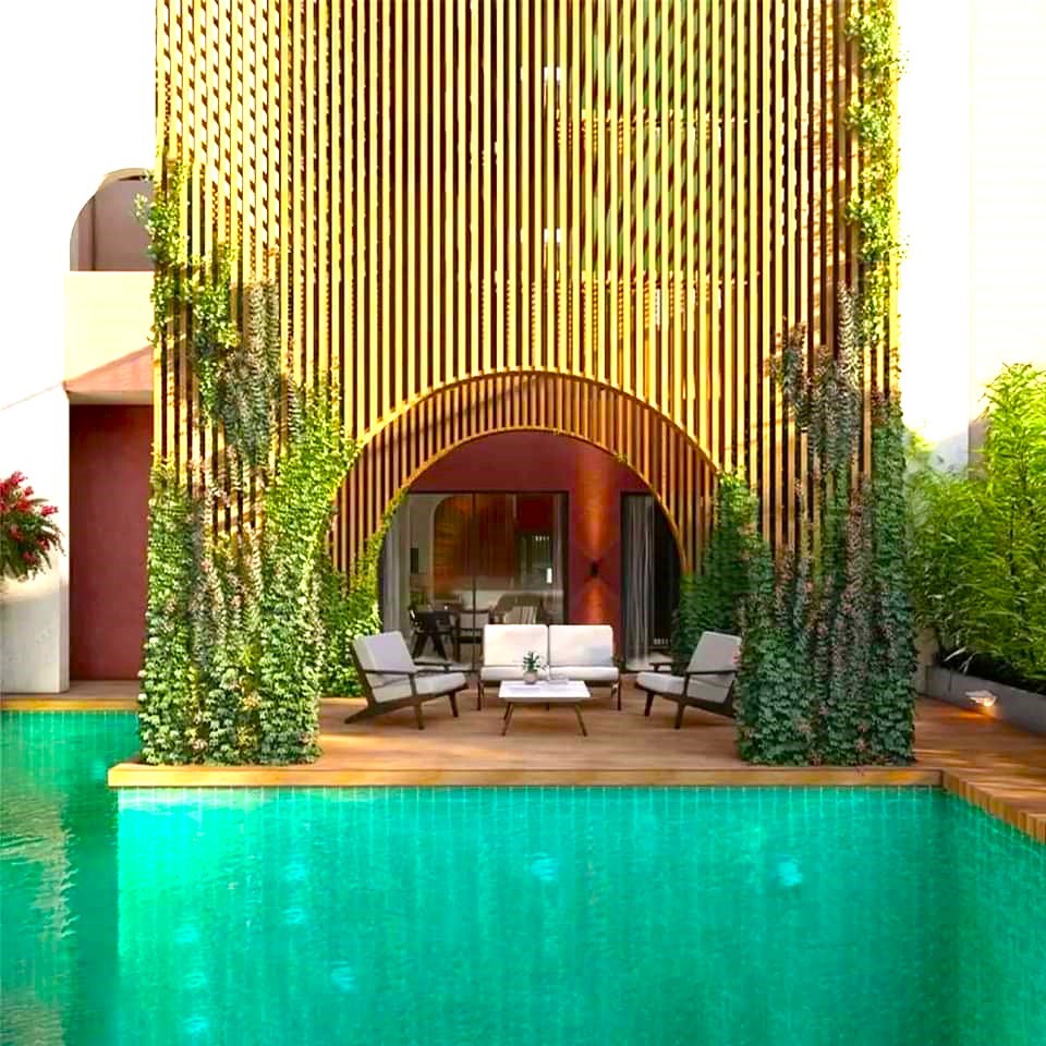 3bhk apartment, vagator, north goa, luxury, private pool, security, basement car park