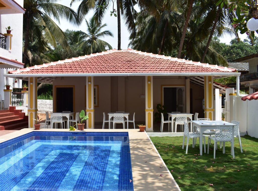 saligao, 8bhk, villa, private pool, independent villa, north goa, spacious villa, furnished