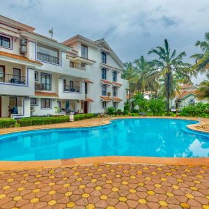 2bhk apartment, arpora, gated complex, north goa, duplex apartment