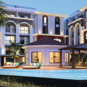 3bhk, penthouse, apartment, gated complex, siolim, north goa, modern amenities, terrace with plunge pool